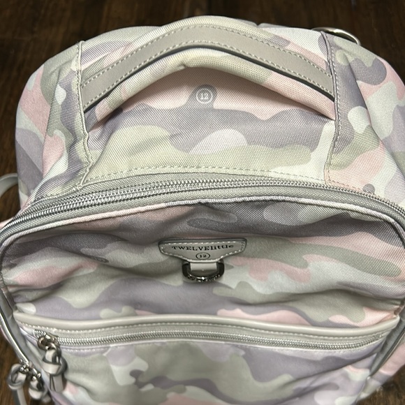 Twelve Little MIDI-GO DIAPER BAG BACKPACK IN BLUSH CAMO - Picture 4 of 14